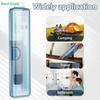 Translucent Travel Toothbrush Case,Portable Plastic Storage Box for Toothbrush & Toothpaste,Ideal for Travel&Business Trip