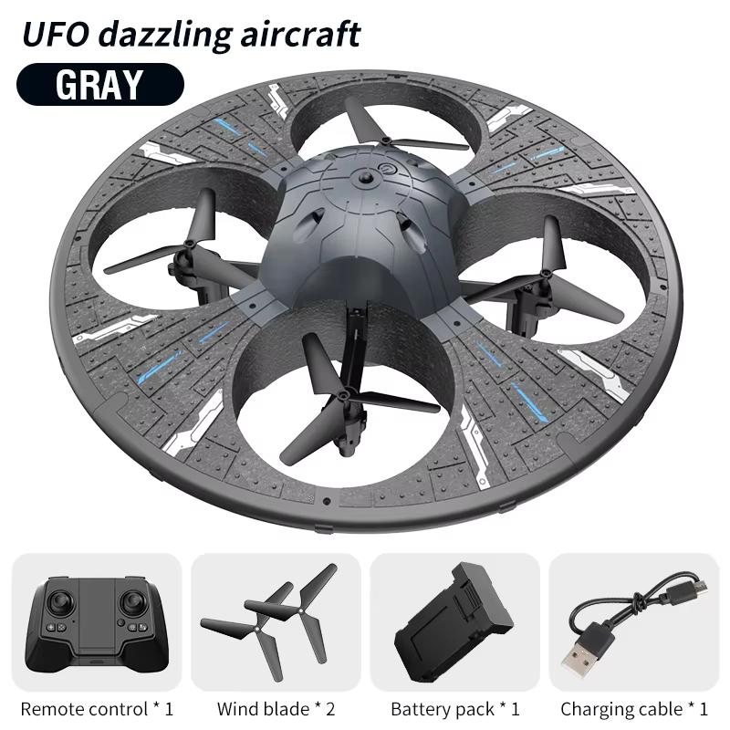 Novo RC Drone Espuma UAV Câmera Ufo com Iluminação Inteligente Obstáculo Evitação Aérea Quatro Eixos Aeronave Mini Dron Brinquedo para Crianças Presentes