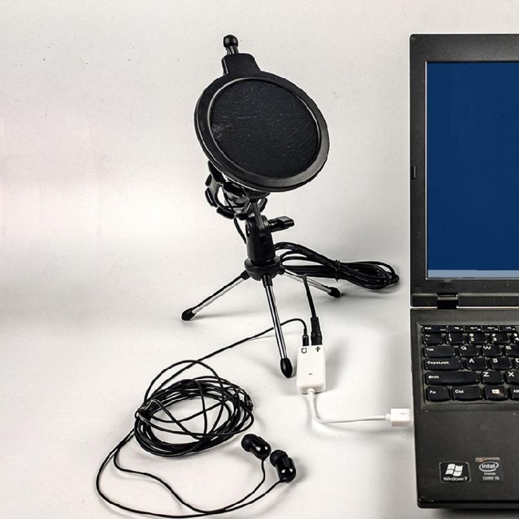 Wireless Live Broadcast Microphones System Environmental Noise Reduction Vocal Effects Sound Card 200M Transmission
