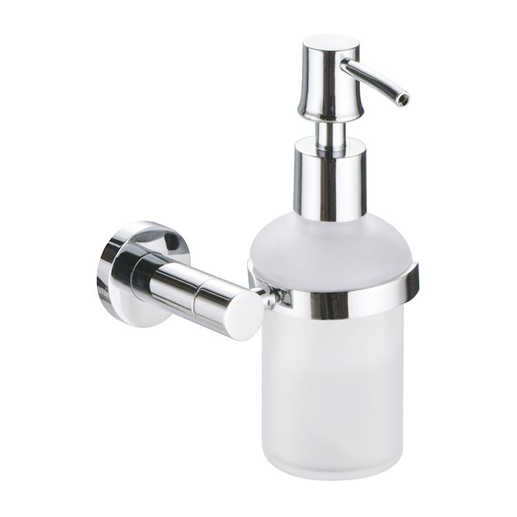 Luxury Hotel-Style Stainless Steel Wall-Mounted Modern Hand Soap Dispenser Refillable Foam Soap Home Bathroom Use Metal
