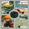 Portable Outdoor Umbrella Base Sandbag - Round & Stabilizing Tent Weight