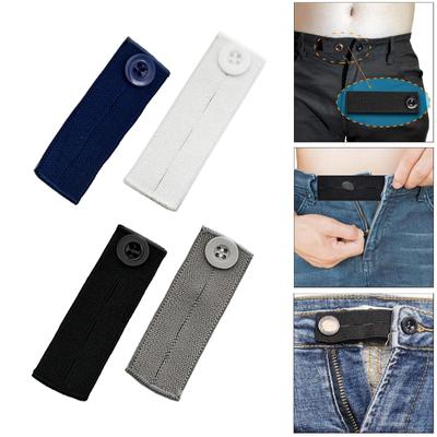 Confezione da 4 Bottoni Espansori per Uomo e Donna, Colletto/Collo Camicie Wonder, Semplice