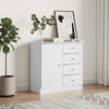 Vidaxl Alta Cabinet, White, 77X35X73 Cm, Solid Pine Wood