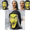 Halloween Witch Mask Latex Horror Face Costume For Party Decor