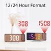 12/24H Projection Alarm Clock Brightness Adjustable Snooze Clocks  Living Room