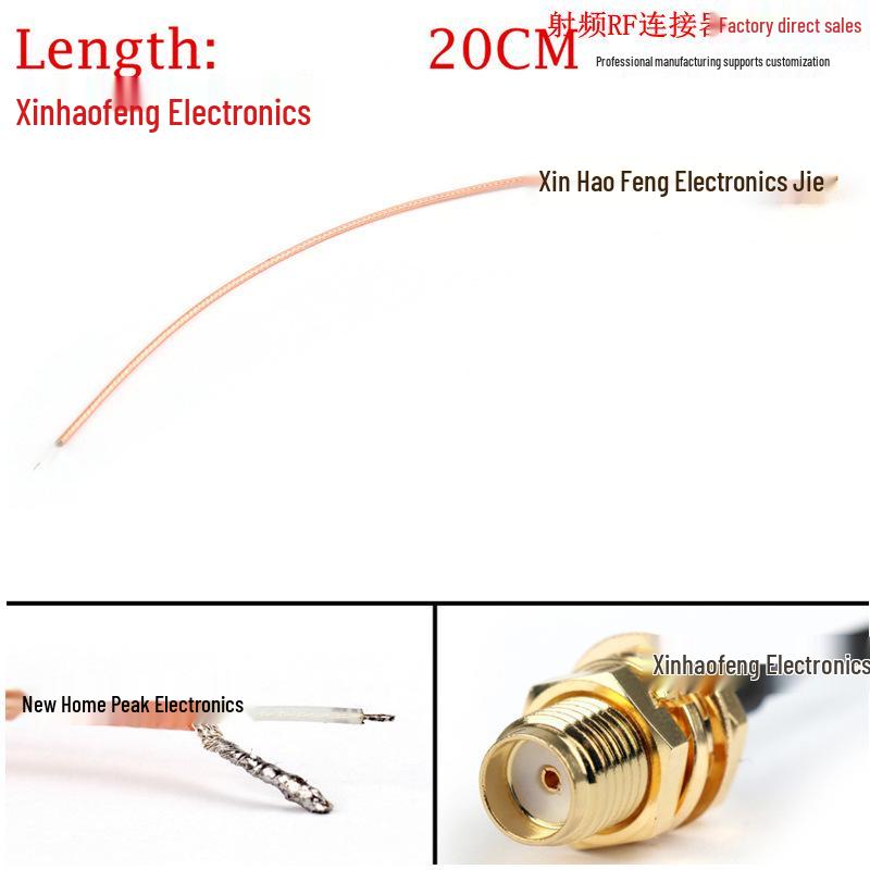 

SMAK-50-1 Male Thread Inner Hole Female Socket RG178 Huawei Router Extension Cable Adapter