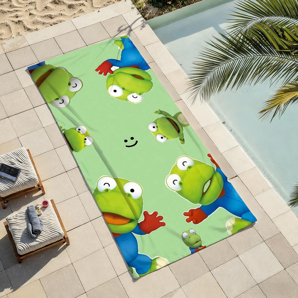 Cartoon cute P-PoroRos Towel Drying Bath Towel Applicable To Light Swimming Camping Yoga Beach Out