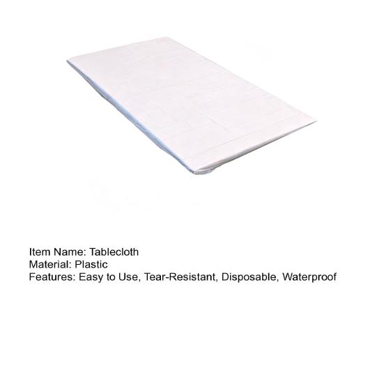 10 Pcs Disposable Tablecloths Plastic Table Cloth Waterproof Oil-Proof Table Covers for Picnic Banquets Outdoor