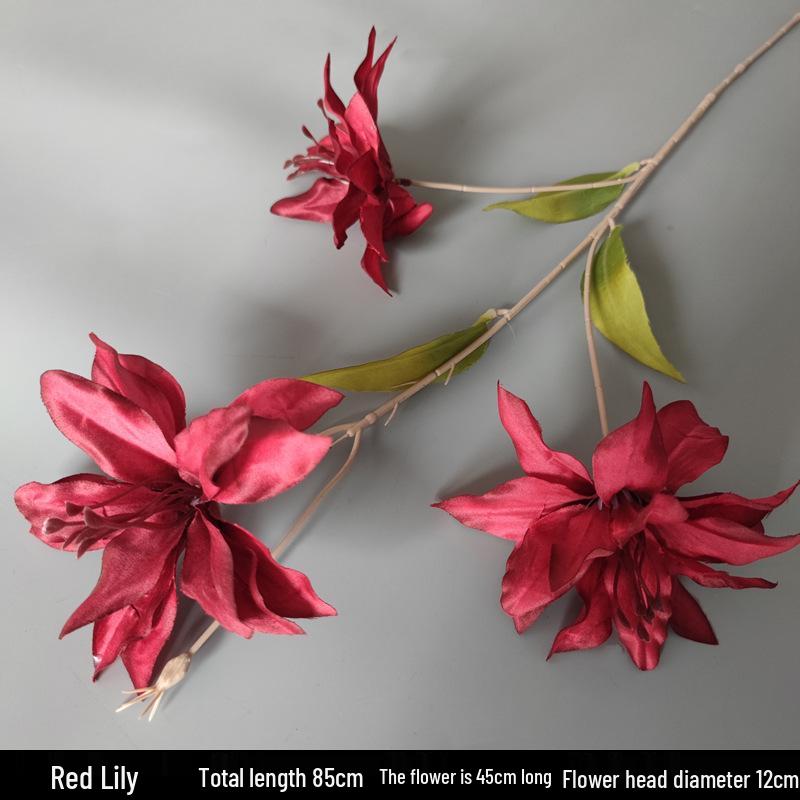 Shunran Dark Red Wine Artificial Wedding Flowers for Chinese Engagement Décor & Aisle Hanging Displays