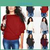 Soft And Cozy Women's Long Sleeve Baggy Pullover Top Knitted Oversized Sweater Jumper