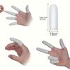 20/200pc Rubber Finger Protector Covers Wear-Resistant Highly Elastic Anti-Slip Latex Finger Cots for Electronics Medical Protec 5