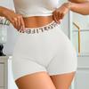 High Waist Seamless Ribbed Shorts for Women Stretchy Soft Knit Fabric Bodycon Yoga Workout Bottoms