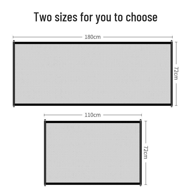 

Портативный складной забор для домашних питомцев: Безопасная изоляционная сетка без пробивки для дома. Small 1.1M*72CM