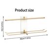 Multi Purpose Hanging Jewelry Storage Rack Wooden Display Shelf For Earrings Rings Chains Bathroom Organization Tool