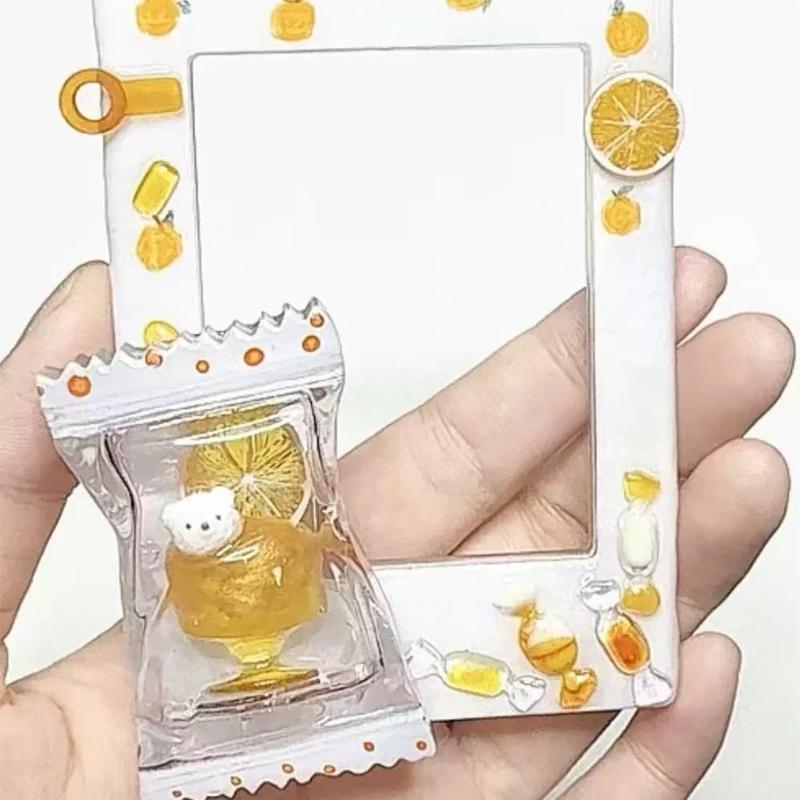 Resin Casting Silicone Mold for Candy Bag Shaker Charms, Flexible Single Cavity Mold with Rounded Center for Pendant DIY and Small Craft Projects