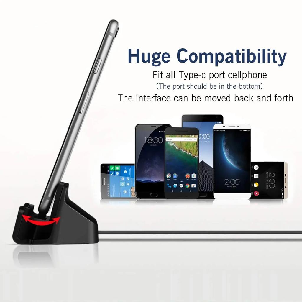 Dock de Date USB Bază de Încărcare Pentru iPhone 15 14 13 12 11 Pro XS Suport Tip C Stație Dock Suport Pentru Telefon Samsung Android & Mai Mult