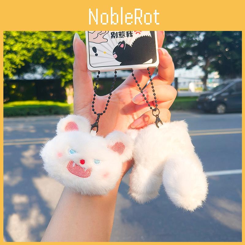 Cute And Cozy Plush Cat Keychain Duo With Magnetic Design For Easy Attachment