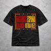 Men Women Harajuku Washed T-shirts Make Spain Great Again  Printed T Shirt Merch Oversize  Tees