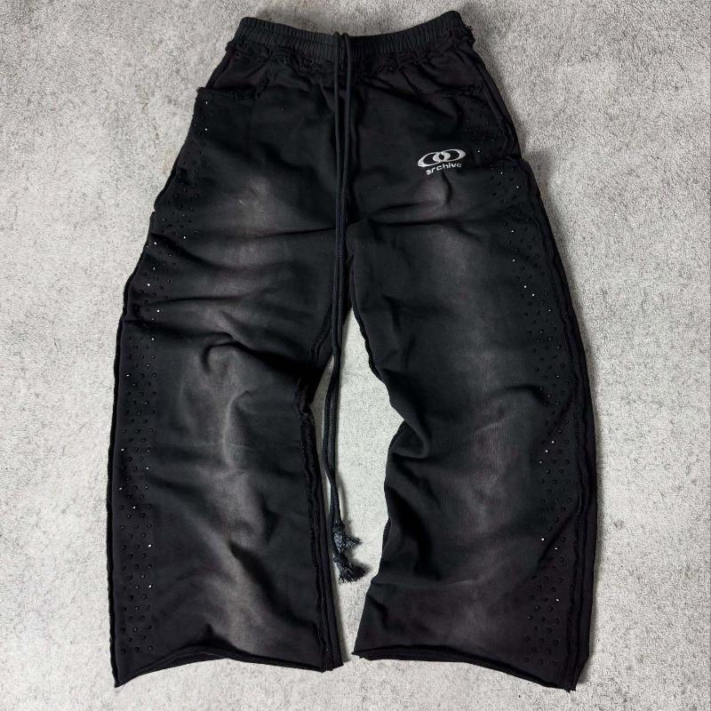 Europäischer und amerikanischer Stil Street Hot Stamping Retro Locker Trendy Lässig Gerades Bein Herren- und Damenhose