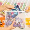 Toy Storage Bag Zipper Puzzle Subpackage Toy Organizer Transparent Children's Room Organization Small Child Storage Bag