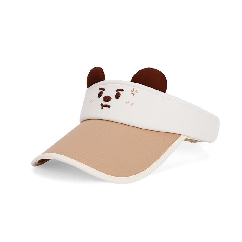 

Милая детская шляпа-козырек от солнца из дышащего нейлона для пляжных прогулок хаки