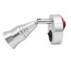 LED RV Reading Light 12V 3W Flexible Interior with Switch for Truck Trailer Boat Yacht CaravanSilver Shell Warm White