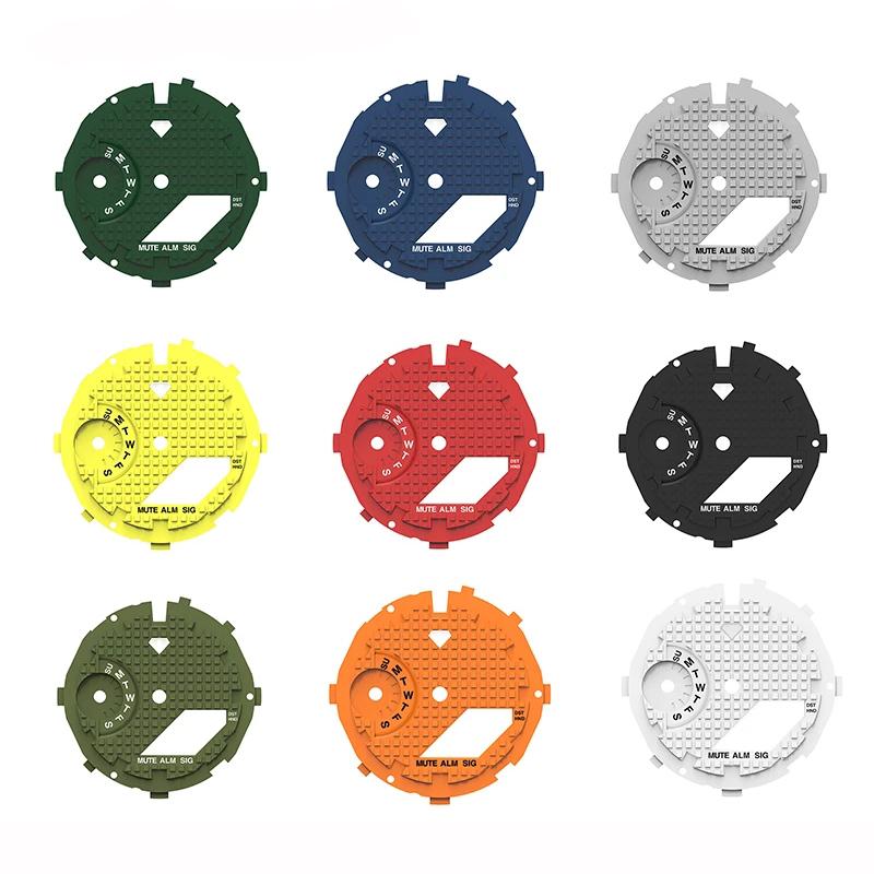 Modified Watch Case Parts Waffle Dial for GA-2100 GA-2110 3rd 4th Generation GA2100 GA2110 Inner Shadow Circle Bezel Accessories