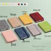 Sijin A7 Leather Hardbound Notebook with Elastic Band - Portable Pocket Planner for On-the-Go Note-Taking