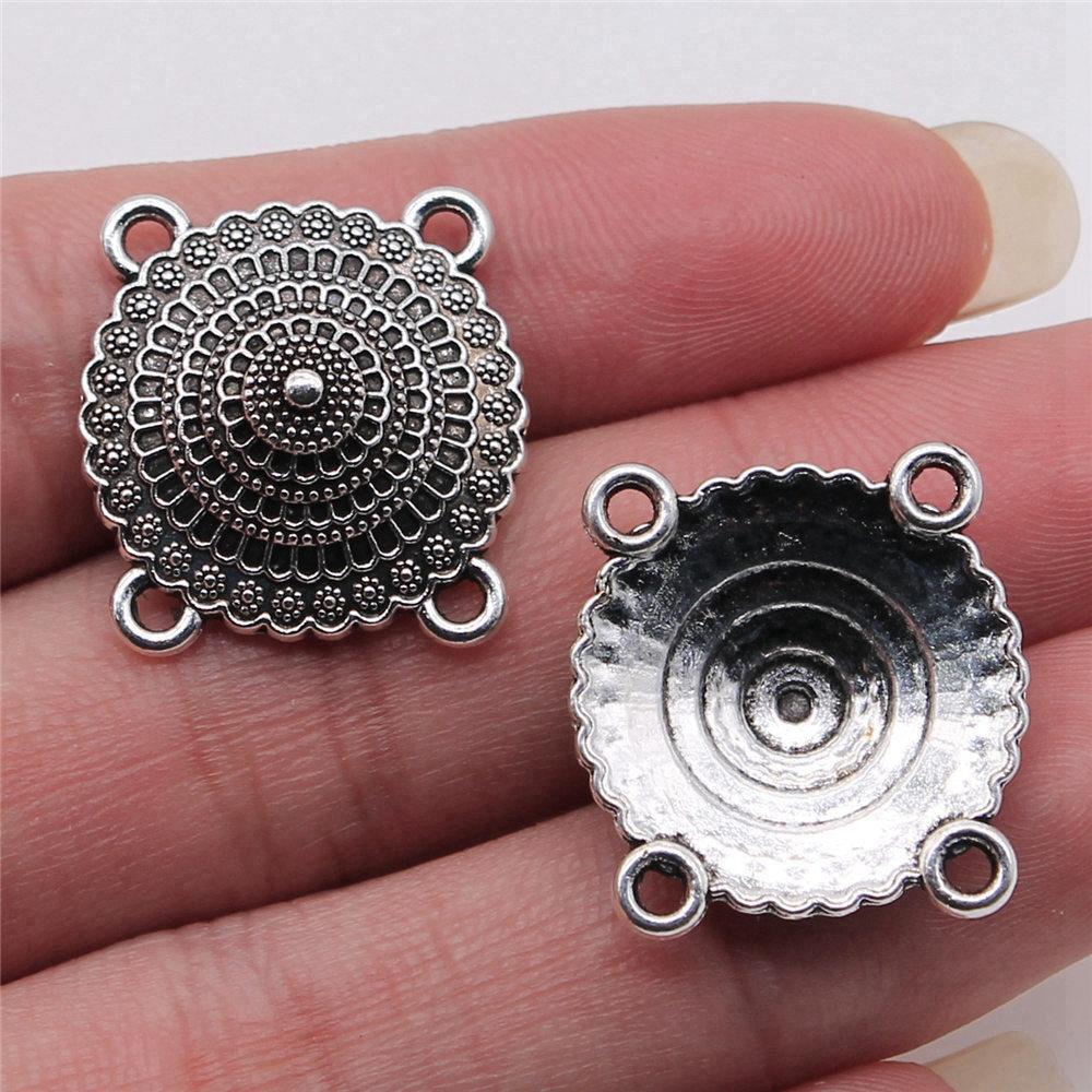 Accessories Parts Four-Hole Necklace Connector Wedding Jewelry Findings TA023