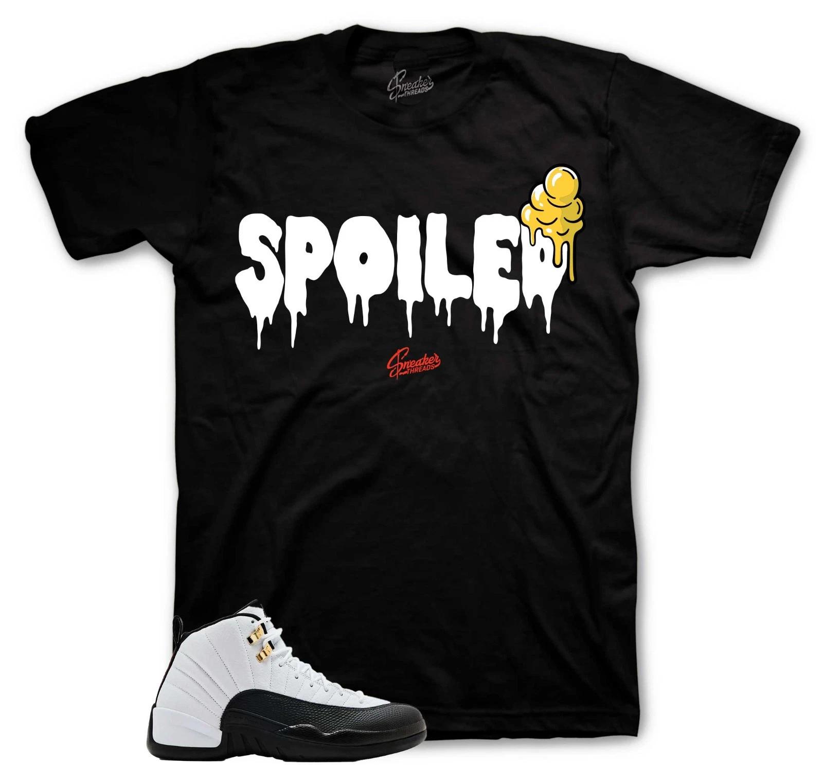 Shirts To Match Retro 12 Taxi Sneaker Tees For AJ12 - Spoiled Shirt XL