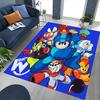 1pc Mega Man Anime Cartoon Design Office Chair Mat Non-Slip Carpet for Home Decor, Living Room, Bedroom, Game Room - Perfect Gift for Fans!Y095