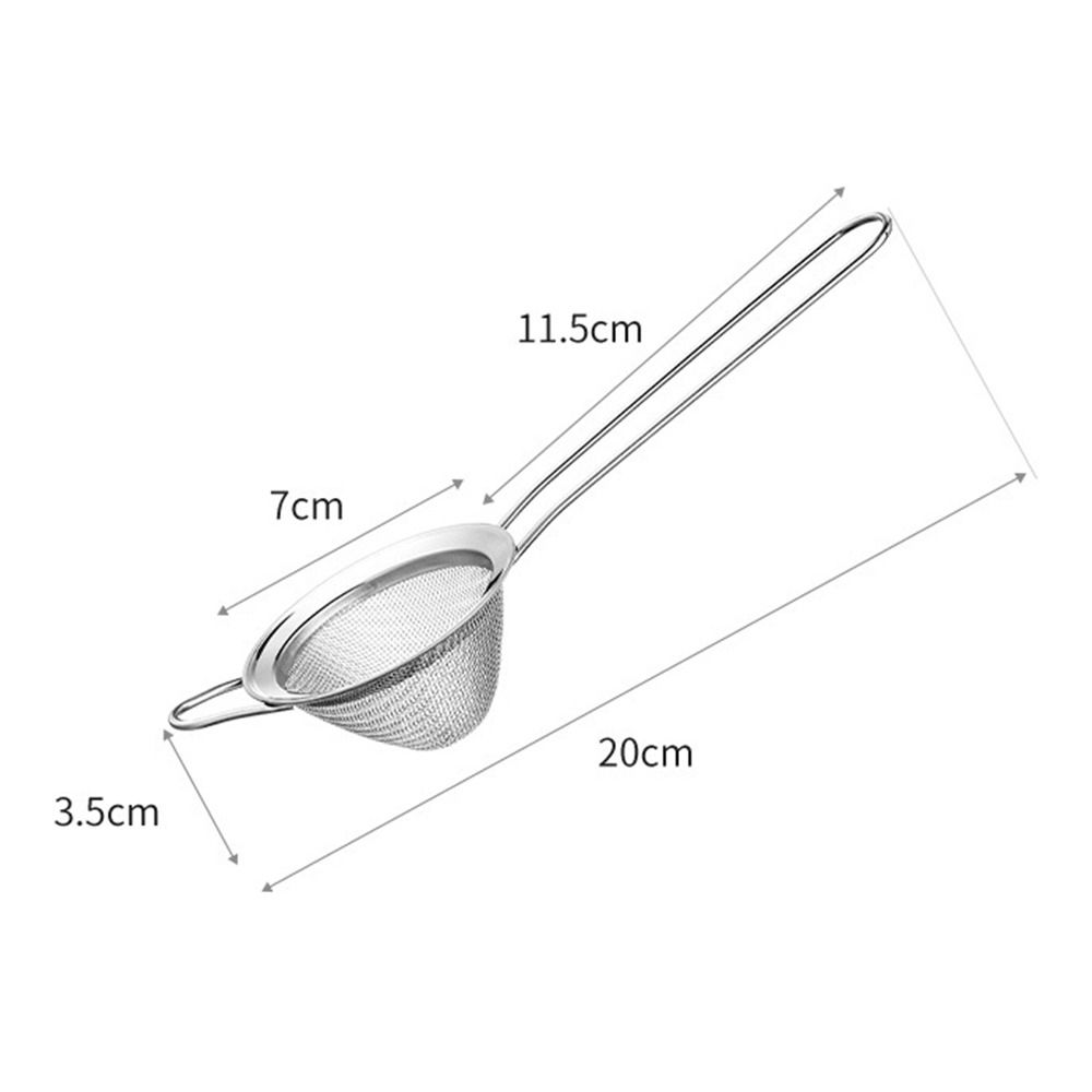 Easy Clean Colander Mesh Spoon Durable Material Filter Oil Strainer Fine Mesh Spoon  Kitchen