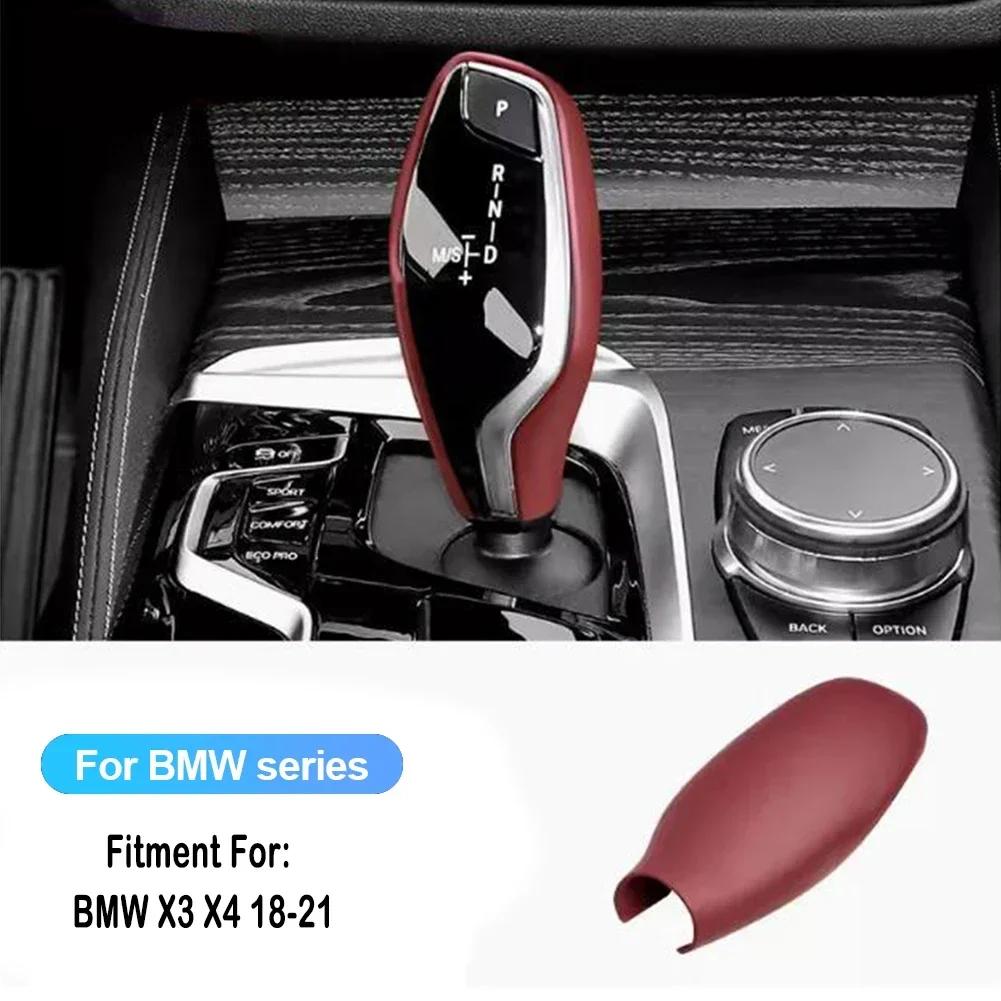 Volan pe stânga ABS Negru Roșu Trim Capac Manetă Schimbător Console Centrale Pentru BMW G30 G31 G01 G02 G32 Seria 5 X3 X4 6GT