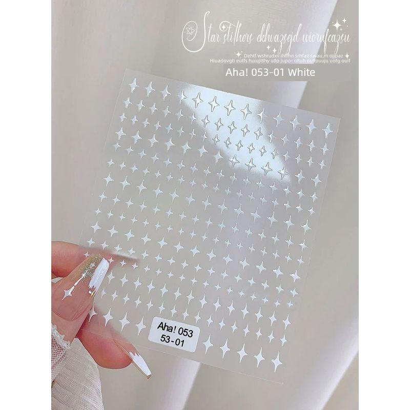 

GAOY Asterism Nail Accessories Adhesive Backing Stickers Stars Aha stickers 053-01