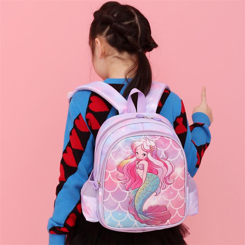 Cute Cartoon Unicorn Kids Backpack Breathable Oxford Cloth Lightweight School Bag