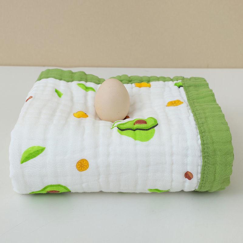 Pure Cotton 6-Layer Gauze Baby Bath Towel & Swaddle Blanket