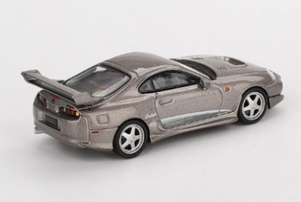 MINI GT Scale Toyota Supra Veilside Combat Combat Gray Finished Model 1/64 V-II (Left-Hand Drive) MGT00978-BL