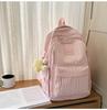 Schoolbag new high-value Japanese ins fresh and sweet macaron backpack junior high school students lightweight travel backpack