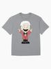 Celia Cruz Salsa Maestro Drumming Legend Cartoon Oversized T-Shirt