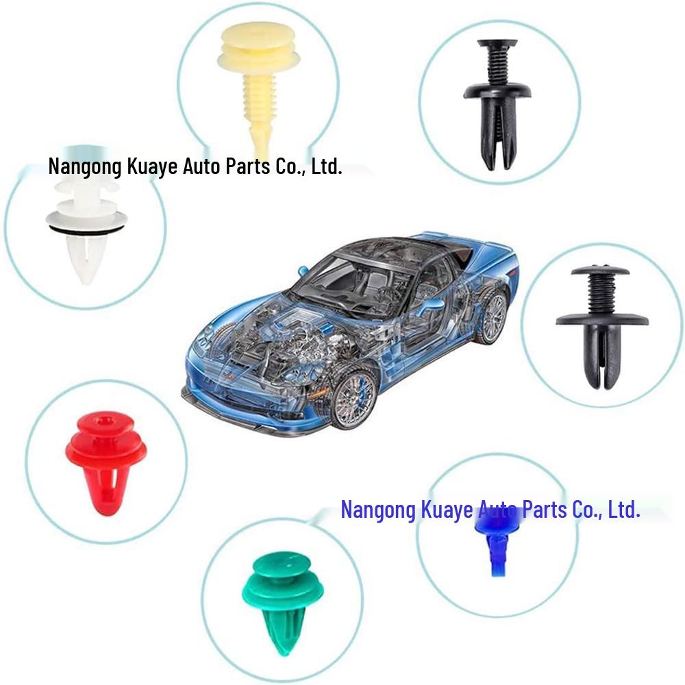925-Piece Car Body Fasteners Kit: Snap Fasteners, Rivets, Fender Screws & Accessories