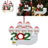 High Quality Pvc 2020 Xmas Christmas Tree Hanging Santa Pendants With Mask