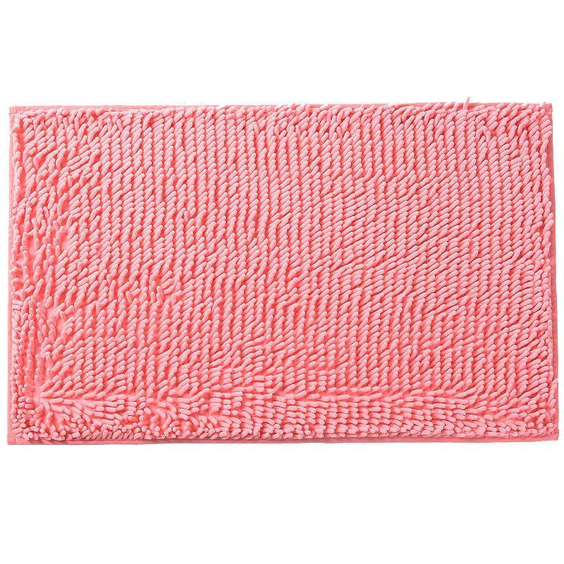 Absorbent Chenille Floor Mat, Bathroom Entrance Floor Mat, Non Slip Foot Mat, Bathroom Carpet, Household Use Door Mat