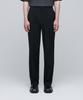 [Stitching Detail] Raw Edge Cutting Wide Slacks [Black]