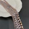 1 String AA Grade Purple Freshwater Rice Pearl Beads 3-8mm, 36cm Strand, Natural Pearl Beading Supplies, Loose Beads for DIY Handmade Jewelry Making