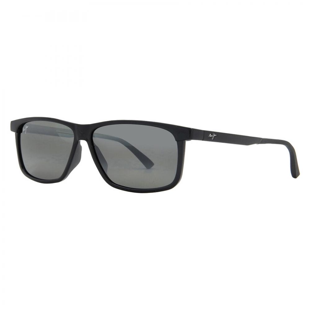Maui Jim Open Box   Maui Jim Pulama Neutral Grey Rectangular Unisex Sunglasses 618 02 59