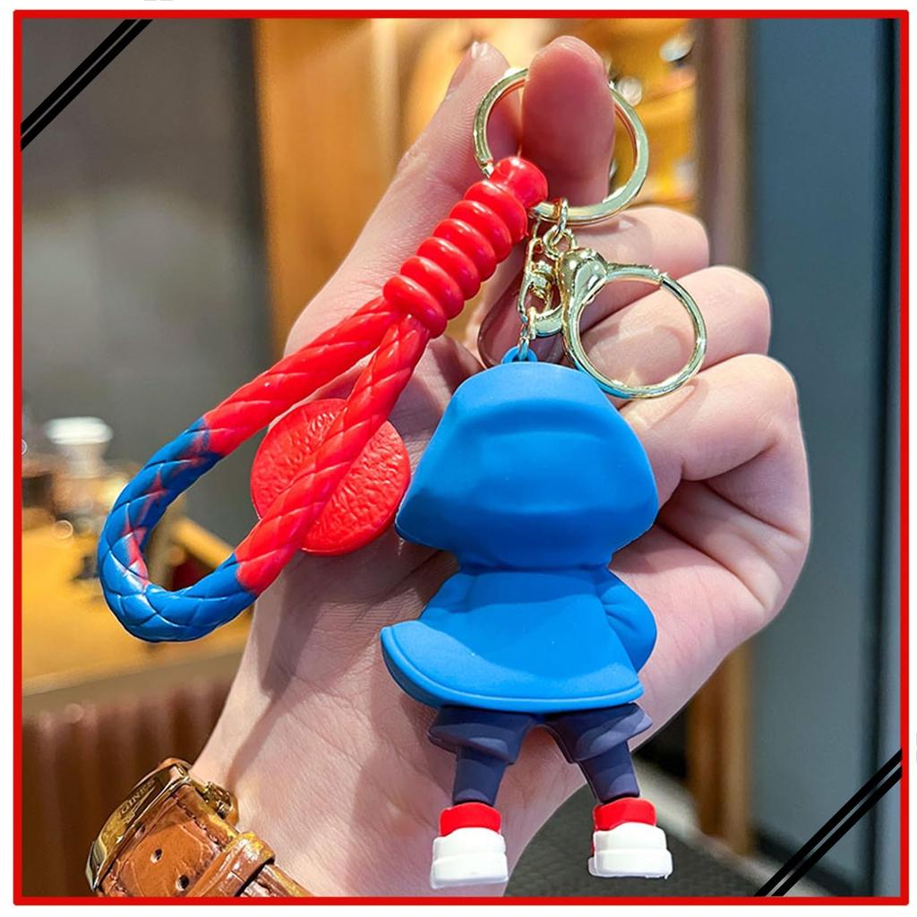 Fashionable Hero Cartoon Design Car Multifunctional Super Cute Card Phone Car Backpack Unofficial [Kizoya] Keychain, Keychain, Pendant, Holder, Strap,