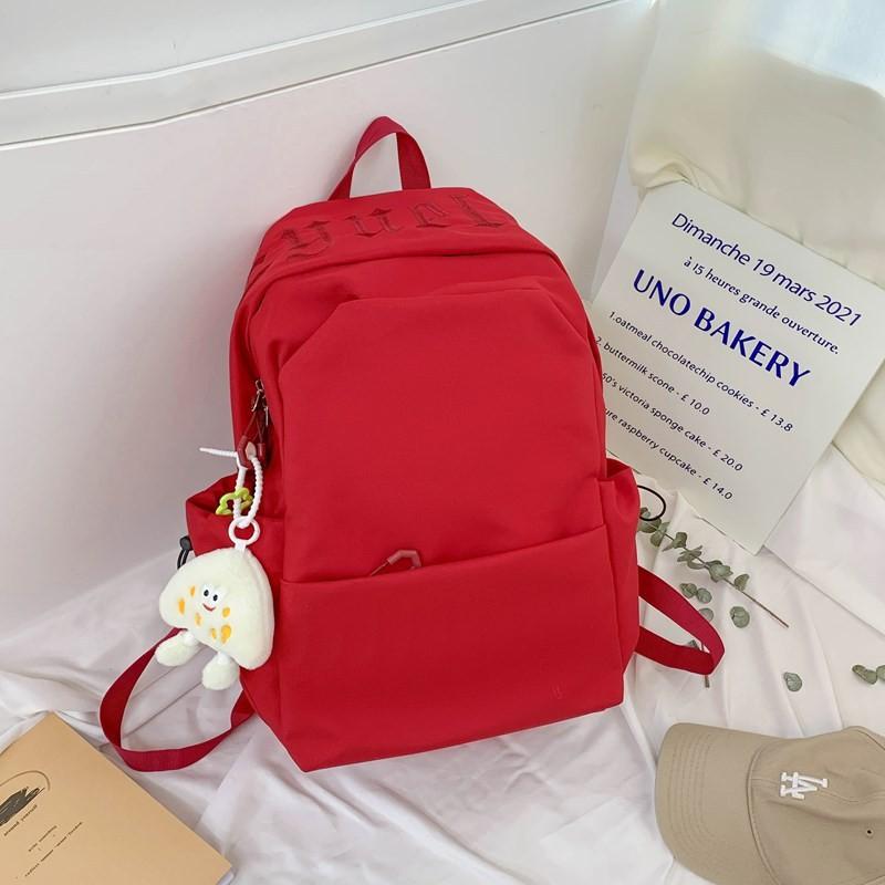 Nylon Large Capacity Backpack For Teens With Waterresistant Design And 14in Laptop Storage