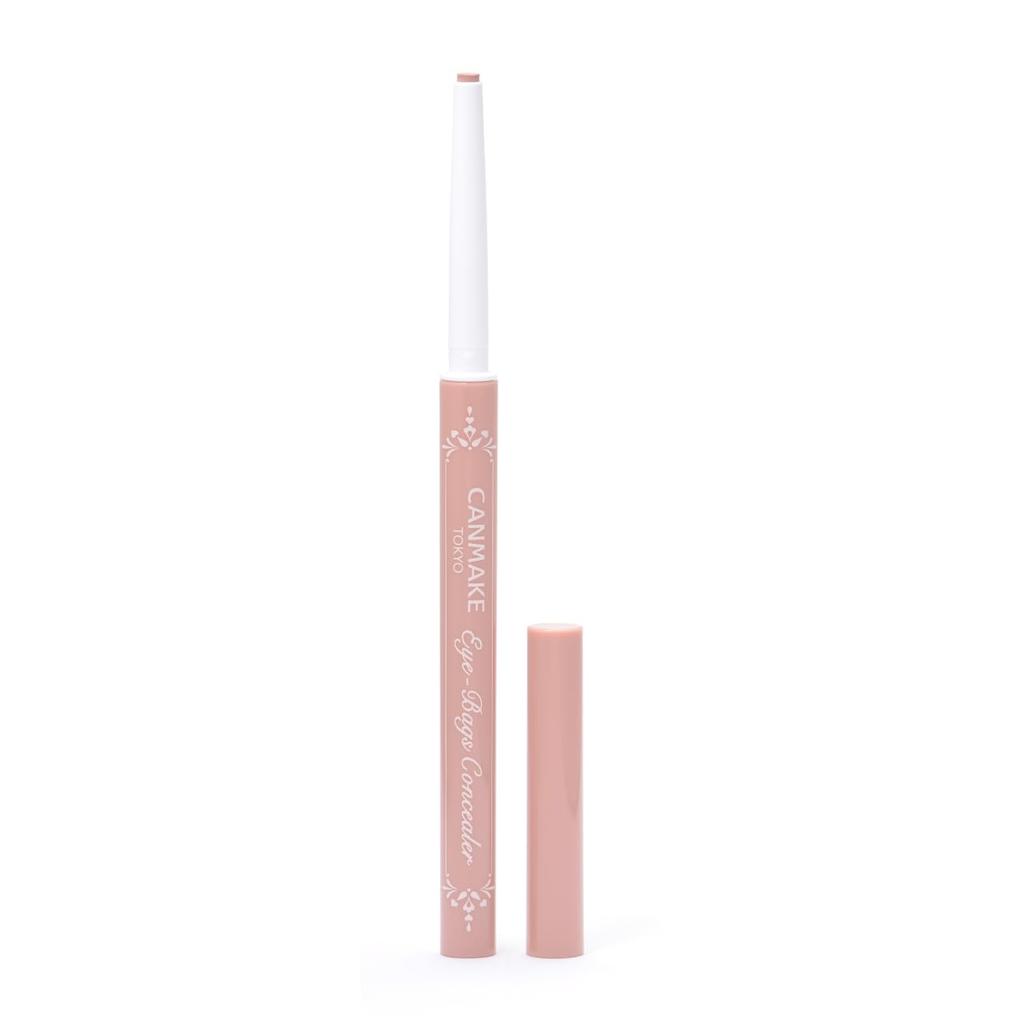 Canmake Eye Bag Concealer 04 Foggy covers acne dark and adds a healthy Rose Waterproof, under-eye bags, blemishes, scars, circles, glow.