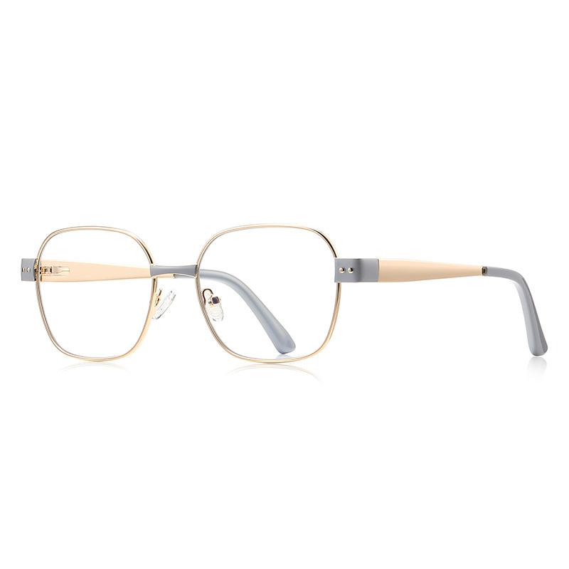 Luxury Anti Blue Light Glasses For Myopia Retro Minus Diopters Eyeglasses Metal Frame Womens Prescription Glasses -1 -2 -6