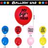 Friends Birthday Decorations, Friend TV Show Birthday Party Decorations, The One Where Turns Banner Hanging Swirl Balloon Cake Cupcake Topper for TV